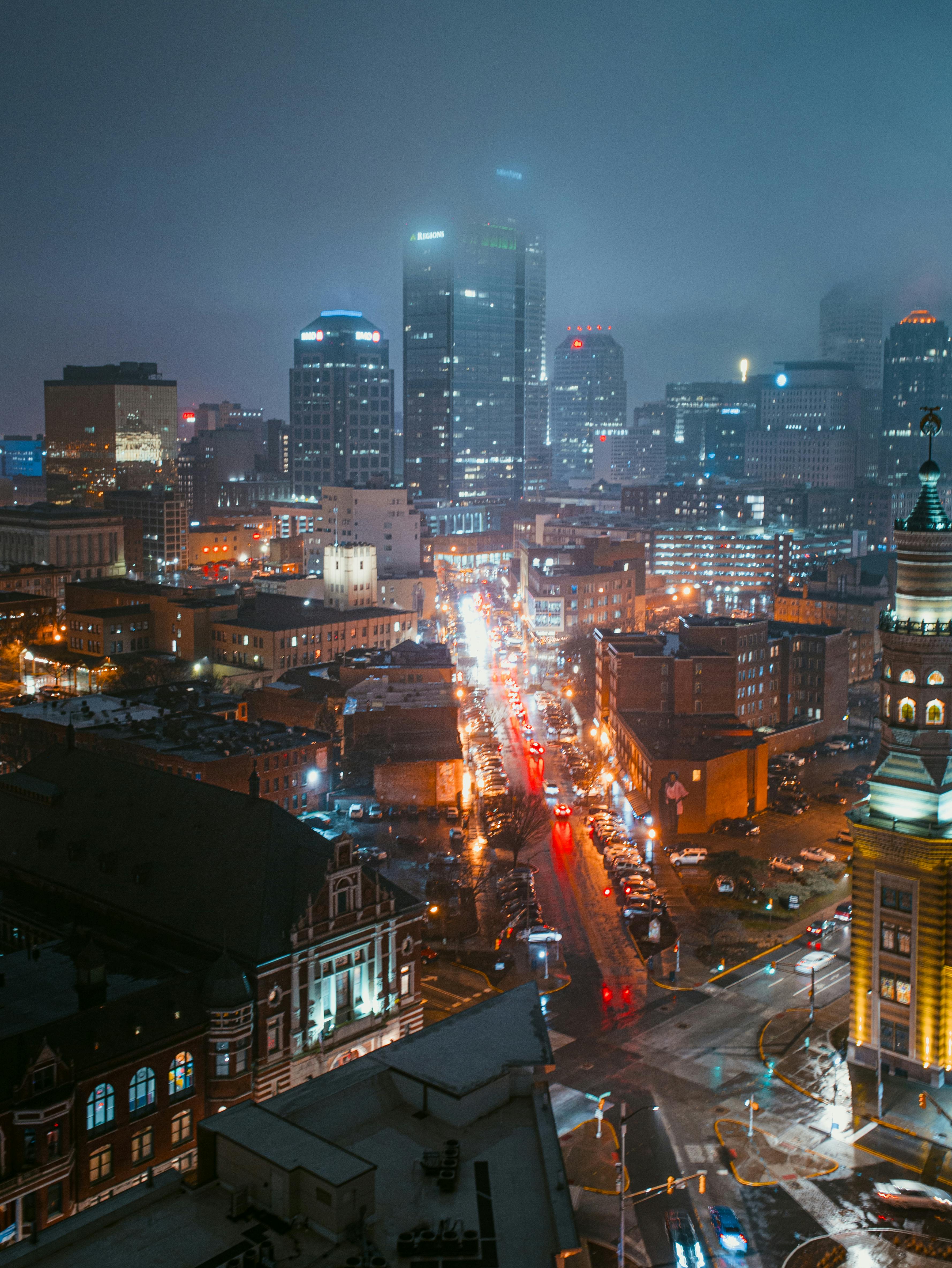 Panorama urbain connecté